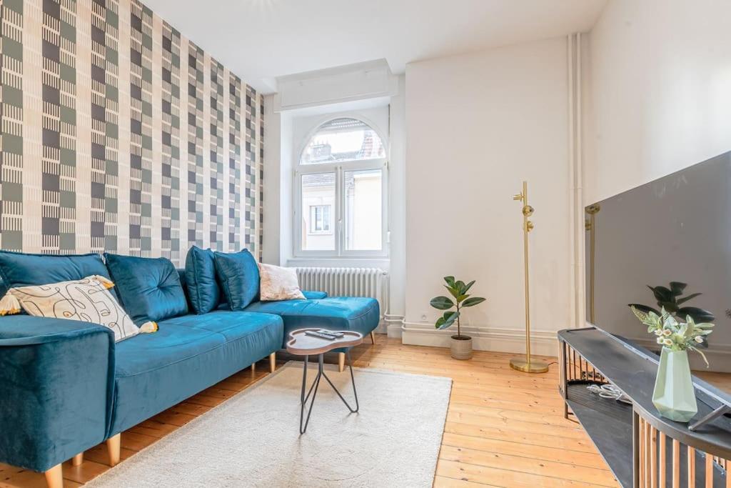 Apartamento Plumeria - Grand 75m2 - Au Calme - Proche Gare, Nouvelle - Parking Public Gratuit - 2 - 4 Lits Separes Metz